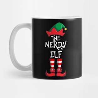 Nerdy Elf Matching Family Christmas Mug